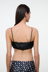 SADE SILK TOP | BLACK